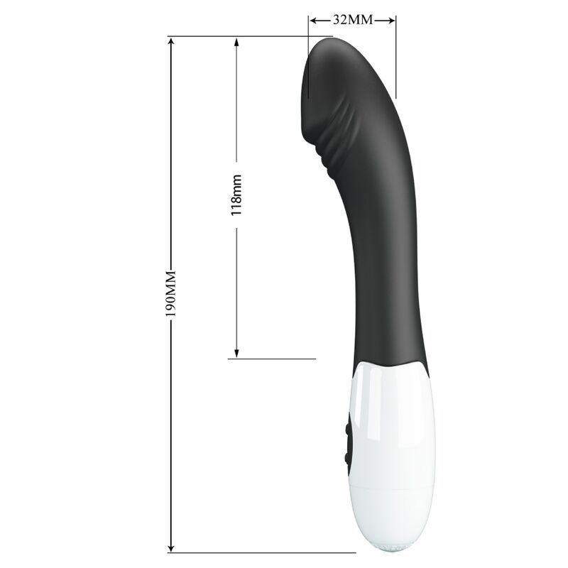 PRETTY LOVE - ELEMENTAL VIBRADOR PUNTO G 30 MODOS NEGRO - Imagen 10