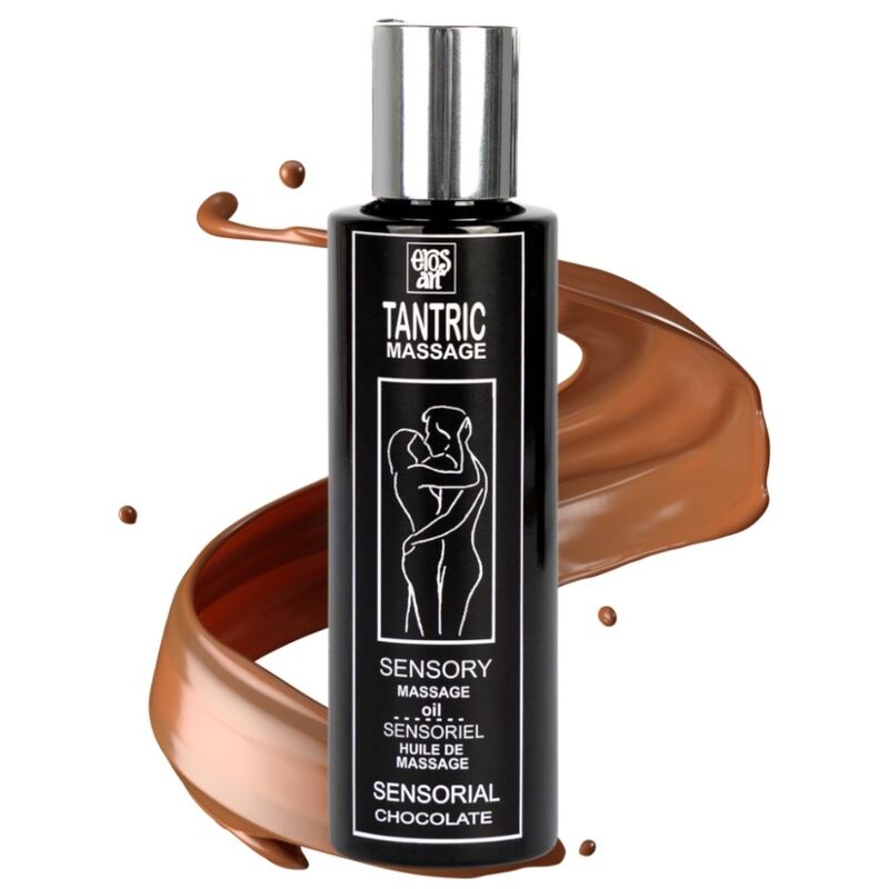 EROS-ART – ACEITE MASAJE TANTRICO NATURAL Y AFRODISÍACO CHOCOLATE 100 ML