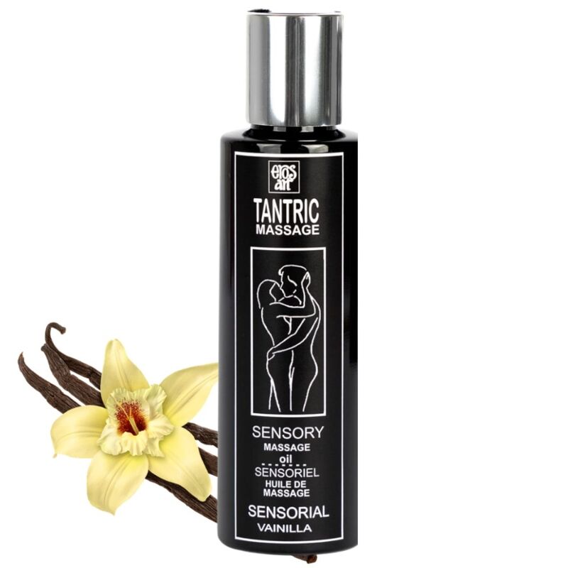 EROS-ART – ACEITE MASAJE TANTRICO NATURAL Y AFRODISÍACO VAINILLA 100 ML