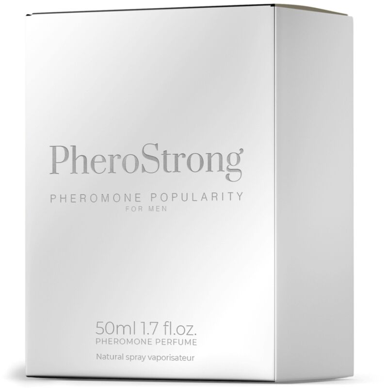 PHEROSTRONG - PERFUME CON FEROMONAS POPULARITY PARA HOMBRE 50 ML - Imagen 2