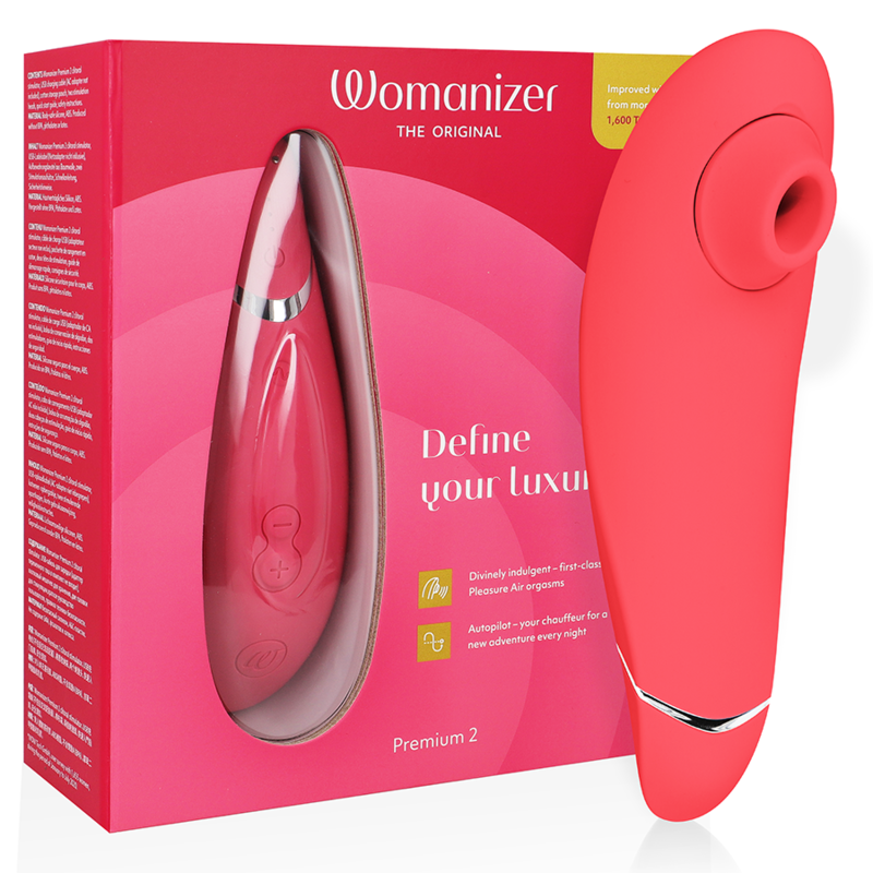 WOMANIZER – PREMIUM 2 ESTIMULADOR DE CLÍTORIS FRAMBUESA