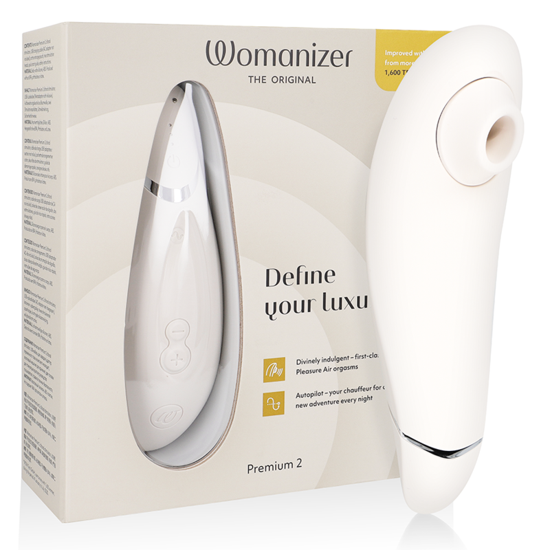 WOMANIZER – PREMIUM 2 ESTIMULADOR DE CLÍTORIS GRIS