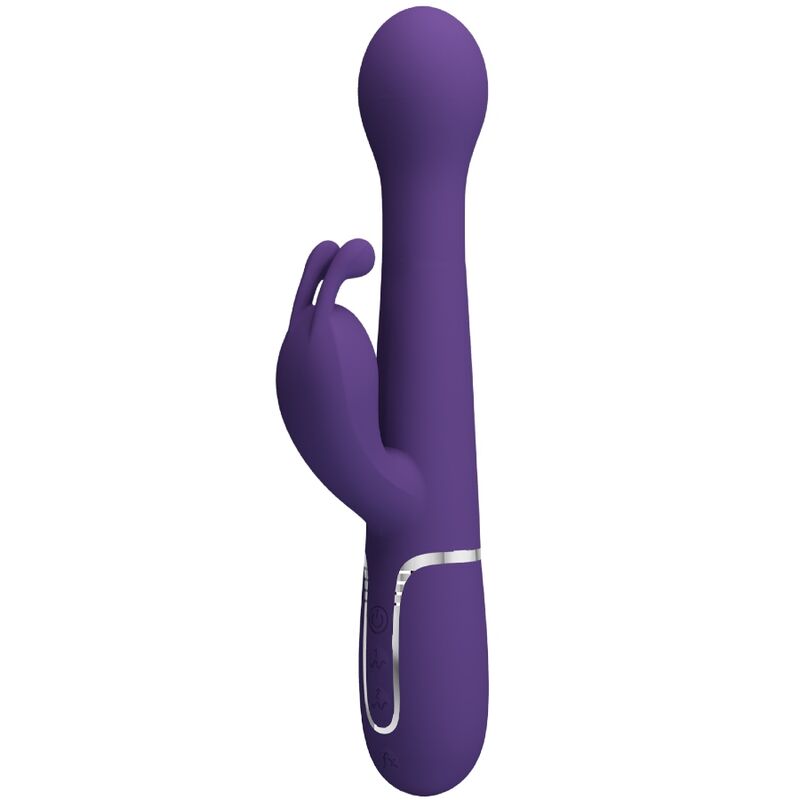 PRETTY LOVE - DEJON VIBRADOR RABBIT 3 EN 1 MULTIFUNCIÓN MORADO - Imagen 9