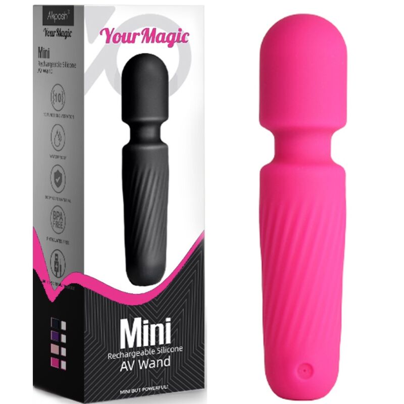 ARMONY - YOUR MAGIC MASAJEADOR & VIBRADOR RECARGABLE 10 VIBRACIONES ROSA - Imagen 2