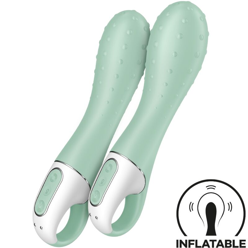 SATISFYER – AIR PUMP VIBRADOR 3 INFLABLE PUNTO G MENTA