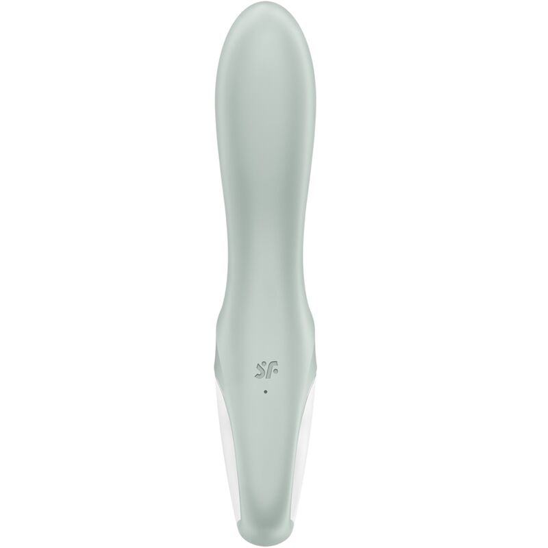 SATISFYER - AIR PUMP BOOTY 3 VIBRADOR ANAL INFLABLE VERDE GRIS - Imagen 2