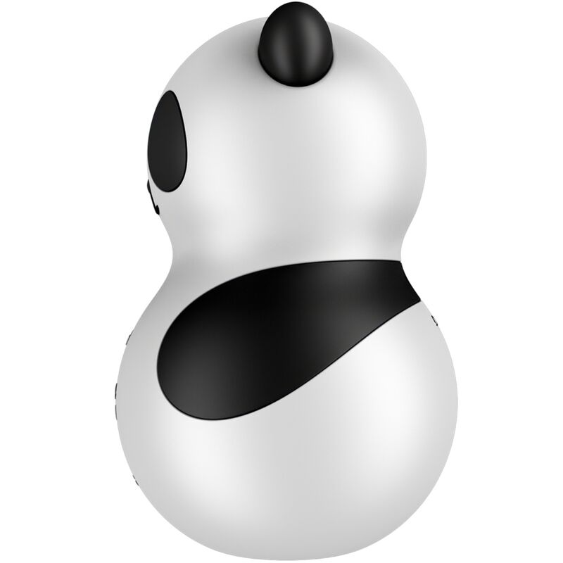 SATISFYER - POCKET PANDA ESTIMULADOR & VIBRADOR BLANCO Y NEGRO - Imagen 3