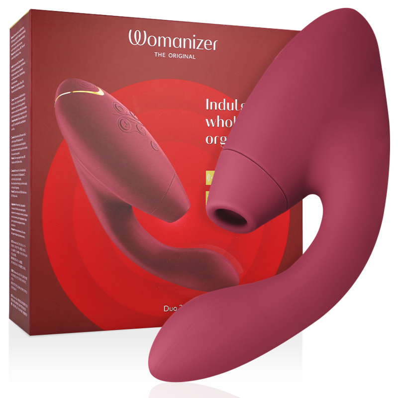 WOMANIZER – DUO 2 ESTIMULADOR BURDEOS
