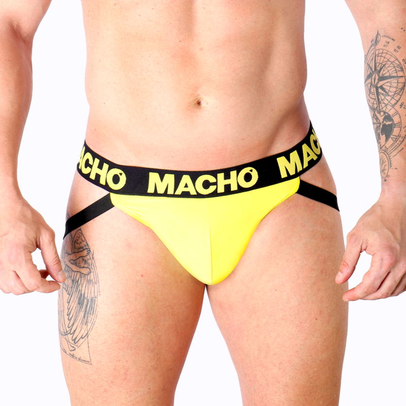 MACHO - MX25A JOCK AMARILLO LYCRA S - Imagen 8