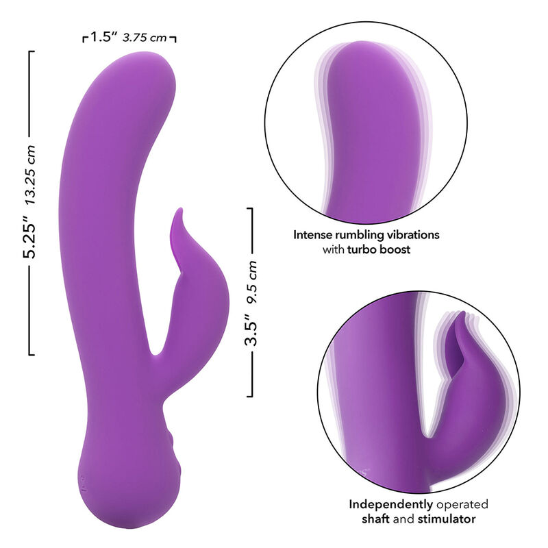 CALEXOTICS - FIRST TIME VIBRADOR COMPLACIENTE RECARGABLE MORADO - Imagen 3