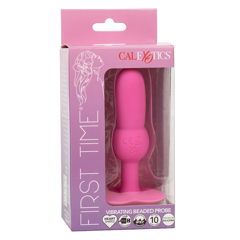CALEXOTICS - FIRST TIME PLUG ANAL CON CUENCAS 10 VIBRACIONES ROSA - Imagen 9