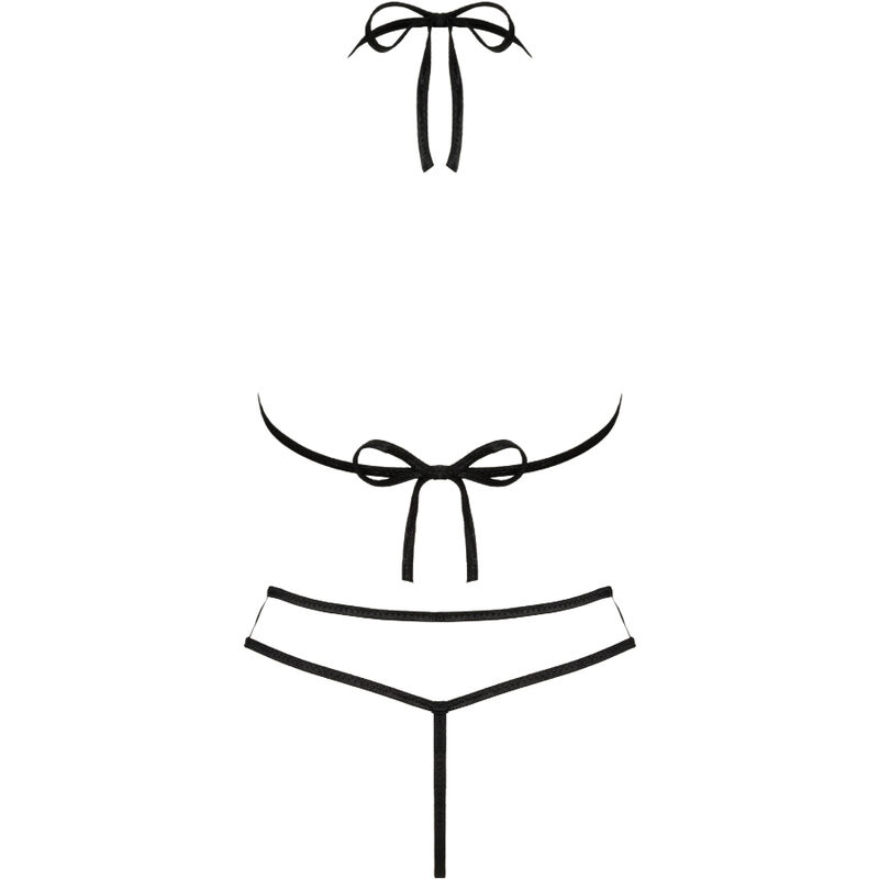 LIVCO CORSETTI FASHION - JIMENA LC 20216 SUJETADOR + TANGA NEGRO TALLA ÚNICA - Imagen 3