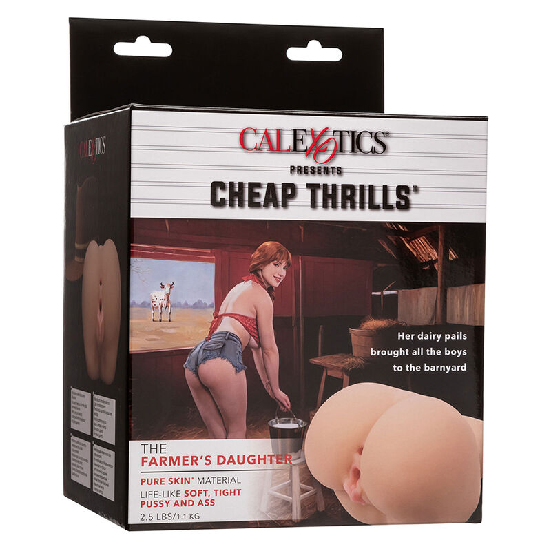 CALEXOTICS - THE FARMERS DAUGHTER DOBLE MASTURBADOR REALÍSTICO NATURAL - Imagen 2
