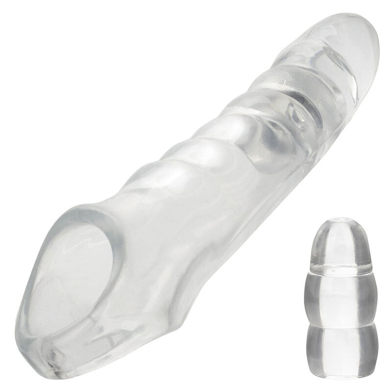 CALEXOTICS – MAXX EXTENSOR DE PENE AJUSTABLE TRANSPARENTE