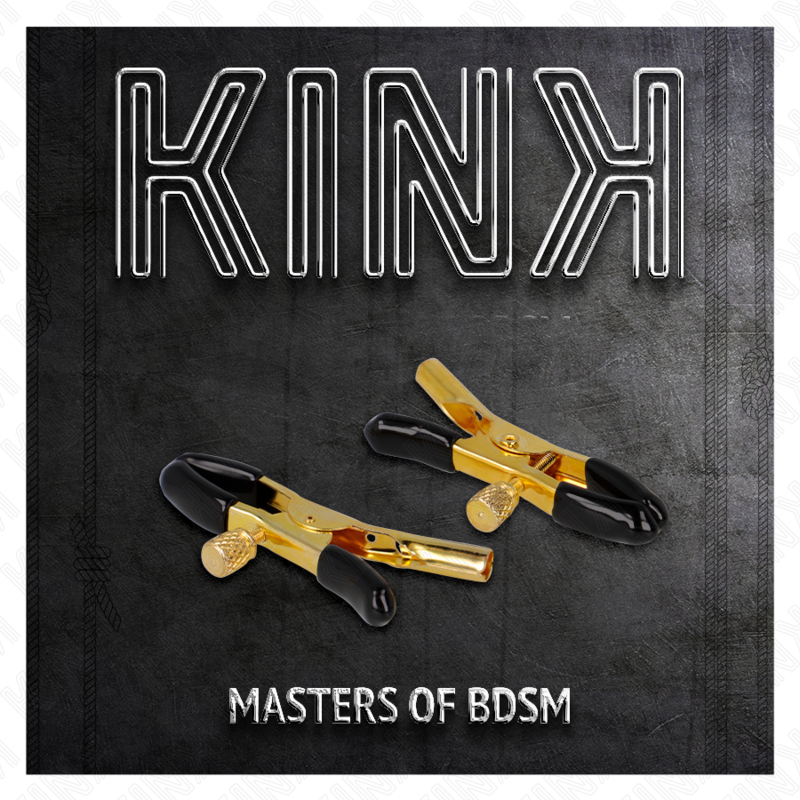 KINK - PINZAS PARA PEZONES DORADO 6 CM - Imagen 2