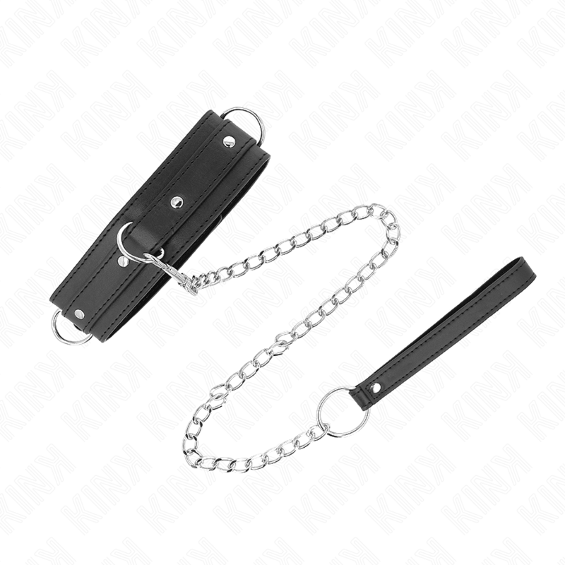 KINK – COLLAR CON CORREA 65 CM 3 ANILLOS MODELO 1 AJUSTABLE 38-49 CM X 5 CM