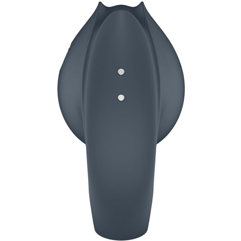 SATISFYER - PERFECT PAIR 2 MULTIVIBRADOR 2 EN 1 ANILLO PARA PENE & ESTIMULADOR DE DEDO GRIS - Imagen 7