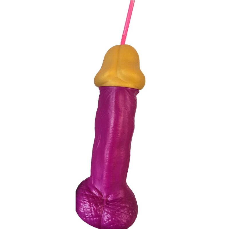DIABLO PICANTE – VASO PENE PLSTICO FUCSIA