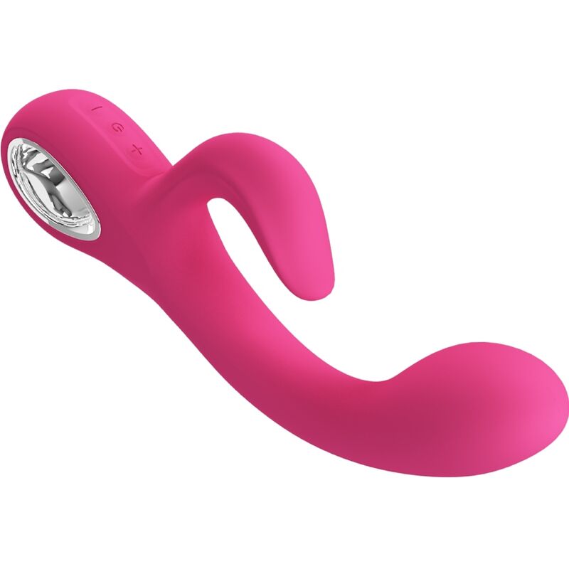 PRETTY LOVE - FRITZ VIBRADOR RABBIT 12 VIBRACIONES ROSA - Imagen 7