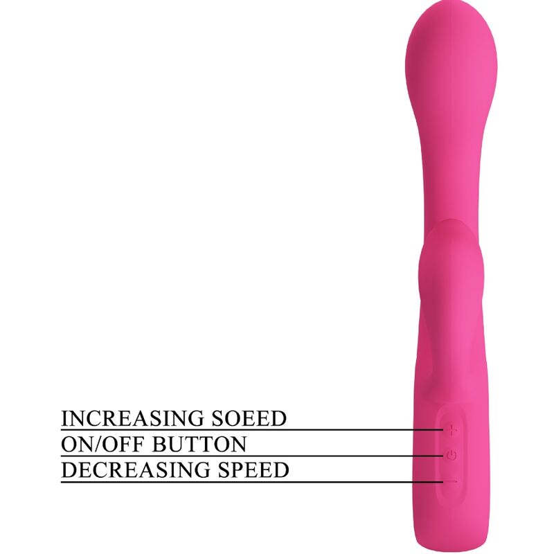 PRETTY LOVE - FRITZ VIBRADOR RABBIT 12 VIBRACIONES ROSA - Imagen 9