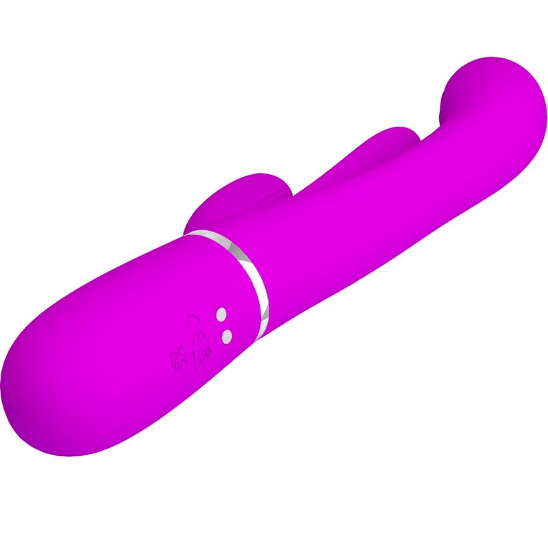 PRETTY LOVE - SHANIA TRIPLE VIBRADOR RABBIT MULTIFUNCIÓN ROSA - Imagen 5