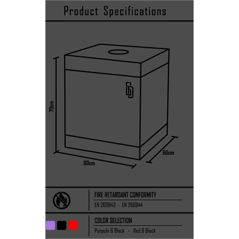 SECRET DOME - KINK CLUB CABINA BUKKAKE NEGRO & ROJO - Imagen 15