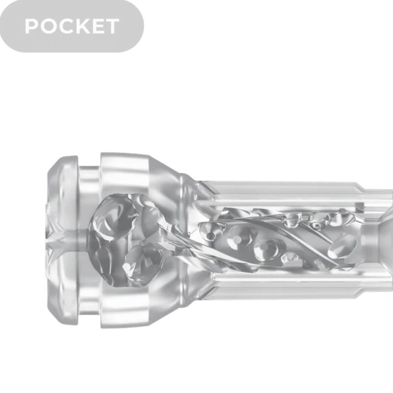 KIIROO - FEEL POCKET STROKER CRYSTAL BY KIIROO TRANSPARENTE - Imagen 6