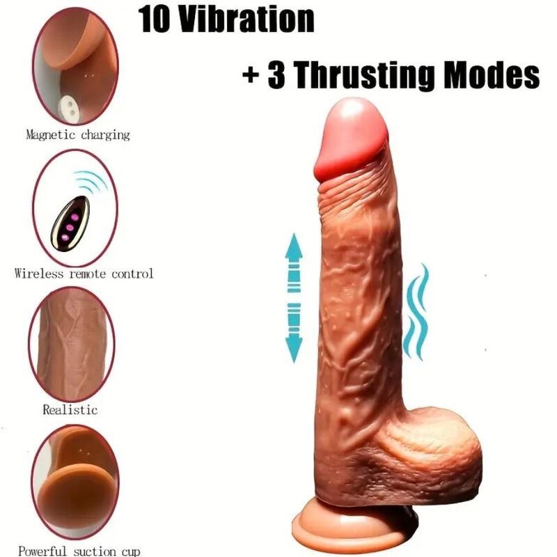 ARMONY - DILDO REALÍSTICO VIBRADOR RECARGABLE - Imagen 5
