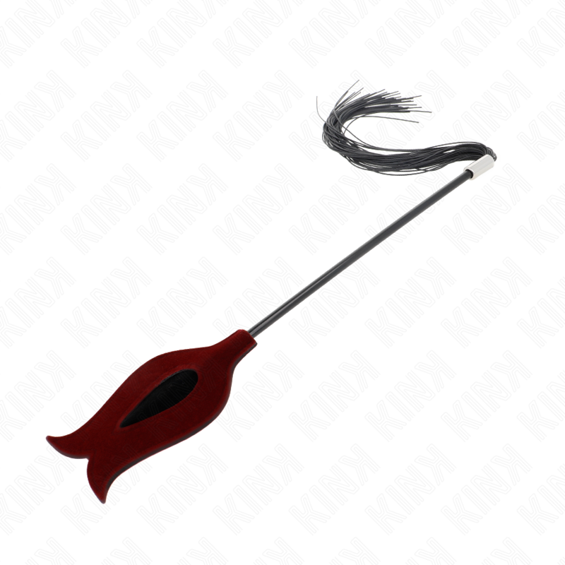 KINK – LÁTIGO DE BORLA DE SILICONA CON FORMA DE ROSA 45 CM