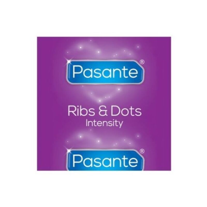 PASANTE - RIBS & DOTS PRESERVATIVOS INTENSITY 144 UNIDADES - Imagen 3
