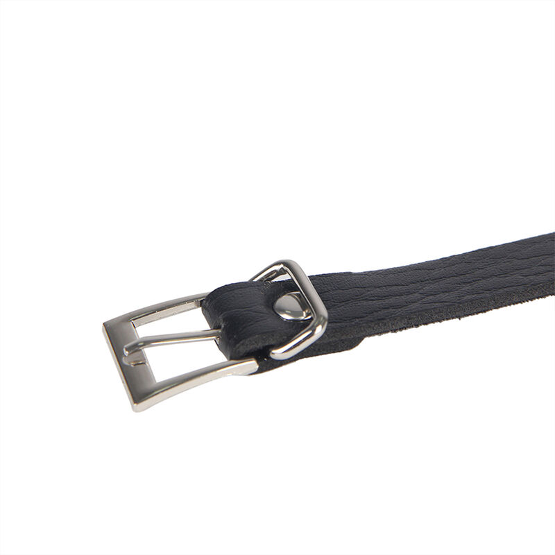 SUBBLIME - 953713 CINTURÓN DE BONDAGE PUNK HEBILLA METAL NEGRO TALLA ÚNICA - Imagen 8