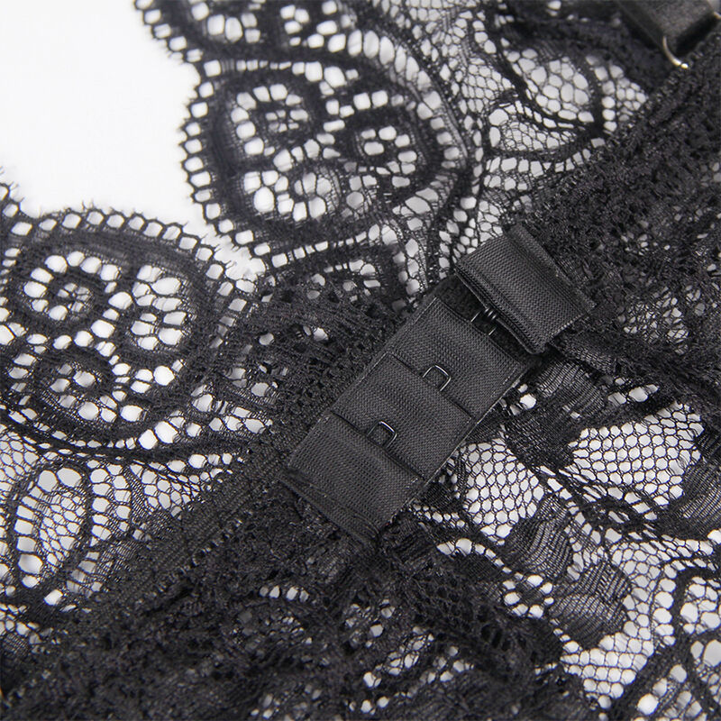 SUBBLIME - 953911 SET 3 PIEZAS ENCAJE Y SATEN NEGRO S/M - Imagen 10