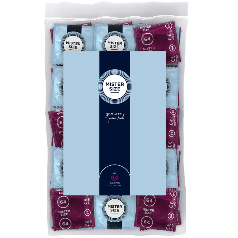 MISTER SIZE – PRESERVATIVOS TALLA XXL 64 MM (100 UNIDADES)
