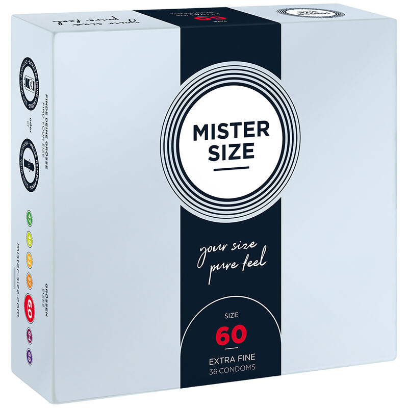 MISTER SIZE – PRESERVATIVOS TALLA XL 60 MM (36 UNIDADES)