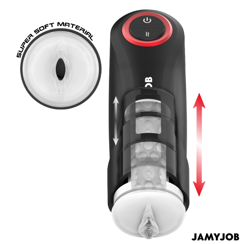 JAMYJOB - GRAVITY MASTURBADOR VAGINA AUTOMÁTICO 5 MODOS DE EMPUJE Y EFECTO SONIDO - Imagen 5