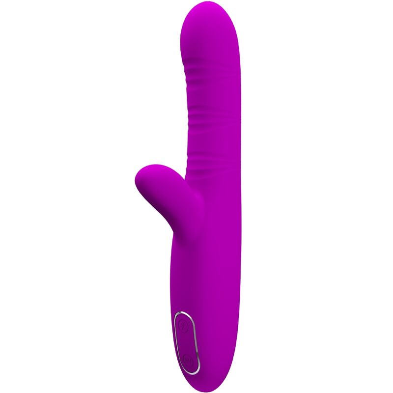 PRETTY LOVE – ANGELIQUE VIBRADOR MULTIFUNCIÓN + ESTIMULADOR DE CLÍTORIS MORADO
