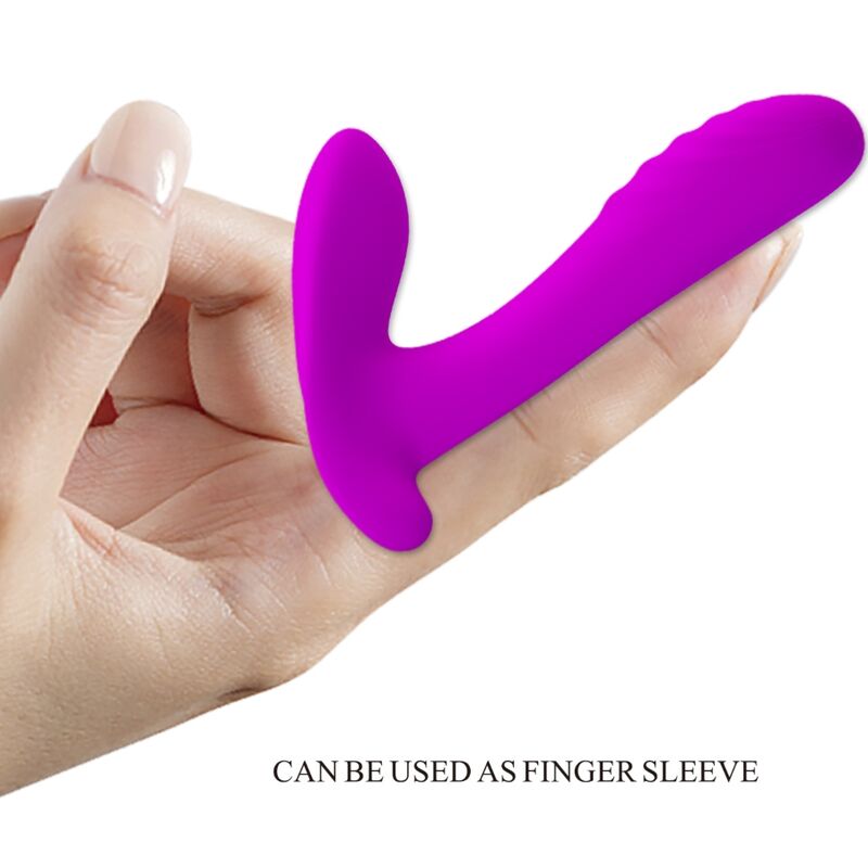 PRETTY LOVE - MASAJEADOR & VIBRADOR 12 VIBRACIONES CONTROL REMOTO MORADO - Imagen 9
