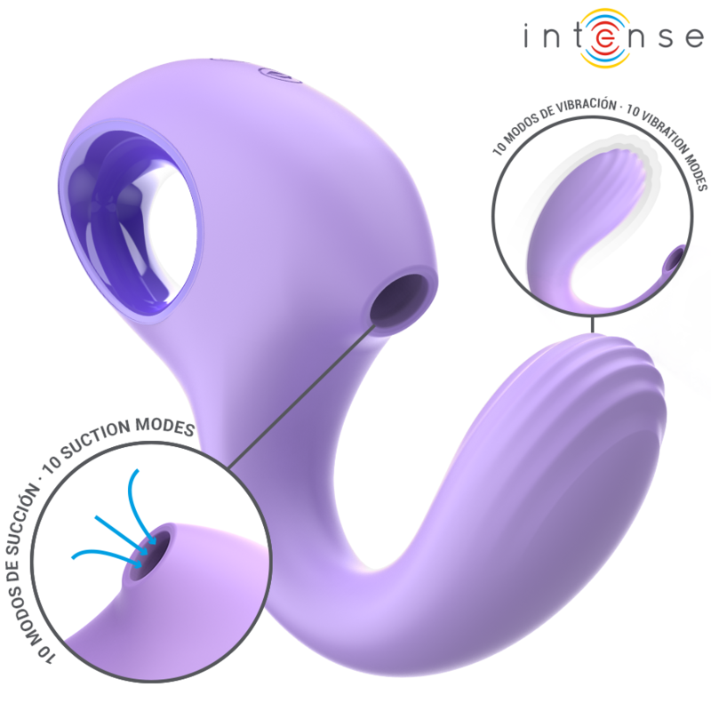 INTENSE – BAXTER VIBRADOR & ESTIMULADOR VIOLETA