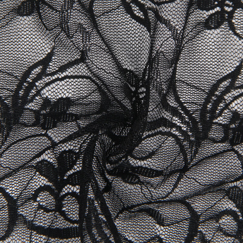 SUBBLIME - 954185 BABYDOLL DE ENCAJE CON TIRANTES AJUSTABLES NEGRO S/M - Imagen 7