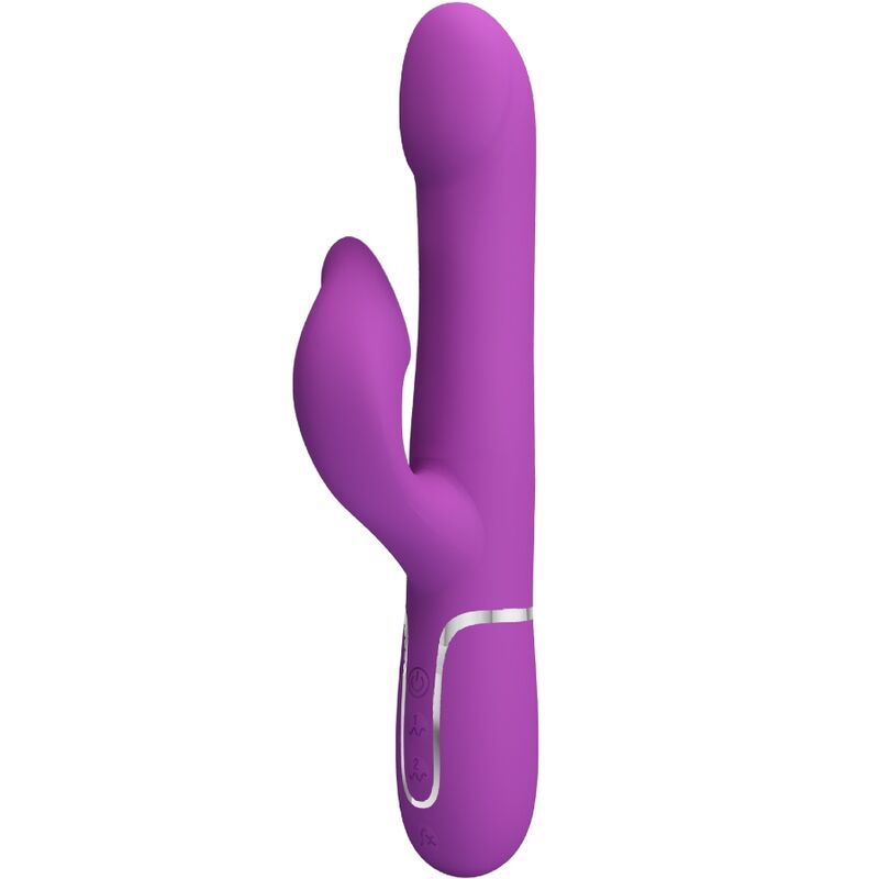 PRETTY LOVE – VIBRADOR & ESTIMULADOR MULTIFUNCIÓN 4 EN 1 MORADO
