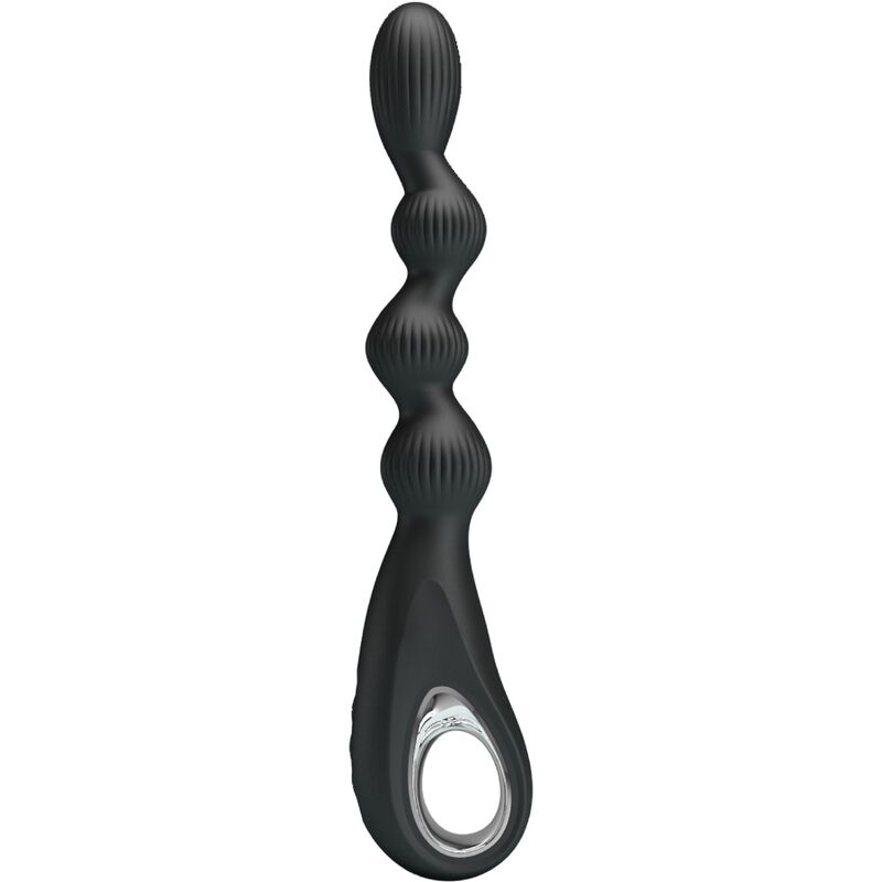 PRETTY LOVE – FEDERER VIBRADOR ANAL 12 VIBRACIONES NEGRO
