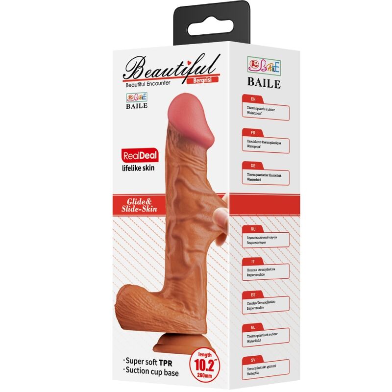 BAILE - BERGRISI DILDO REALÍSTICO 26 CM NATURAL - Imagen 6