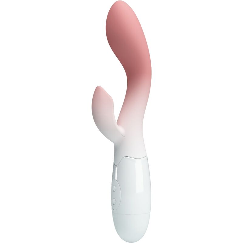 PRETTY LOVE – BRIGHTY VIBRADOR PUNTO G + ESTIMULADOR CLÍTORIS 30 VIBRACIONES ROSA