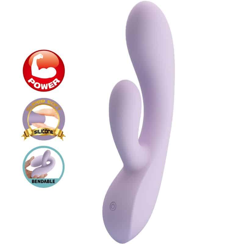 Pretty Love – Rosolyn Vibrador Rabbit 10 Vibraciones Morado
