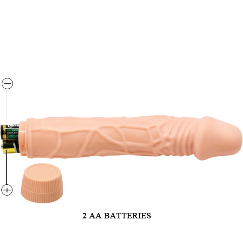 BAILE - BOB VIBRADOR REALÍSTICO 22.5 CM NATURAL - Imagen 2