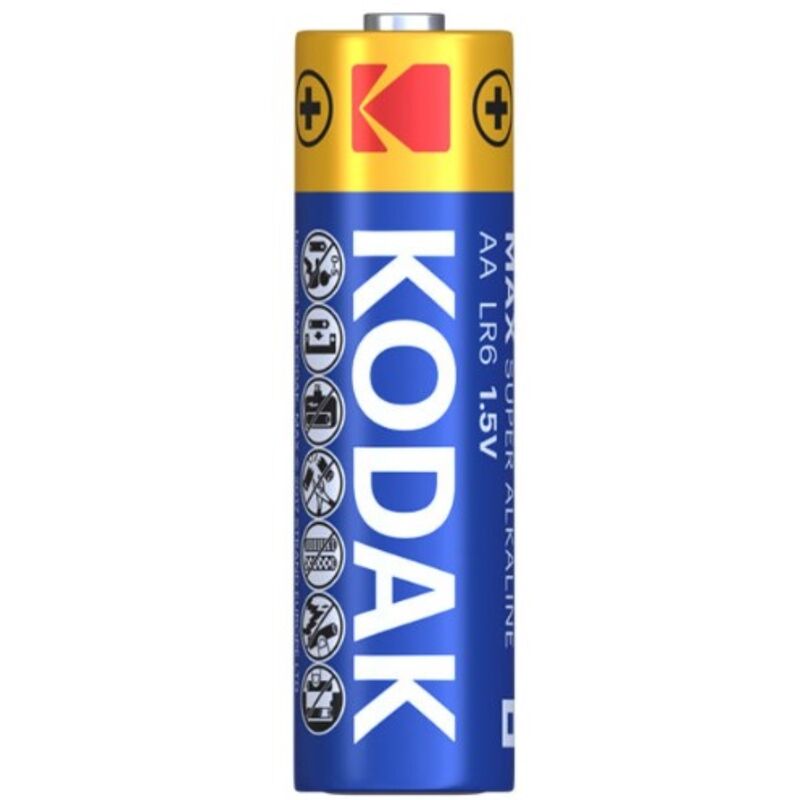 KODAK - MAX PILA ALCALINA AA LR6 PACK*20 PILAS - Imagen 2