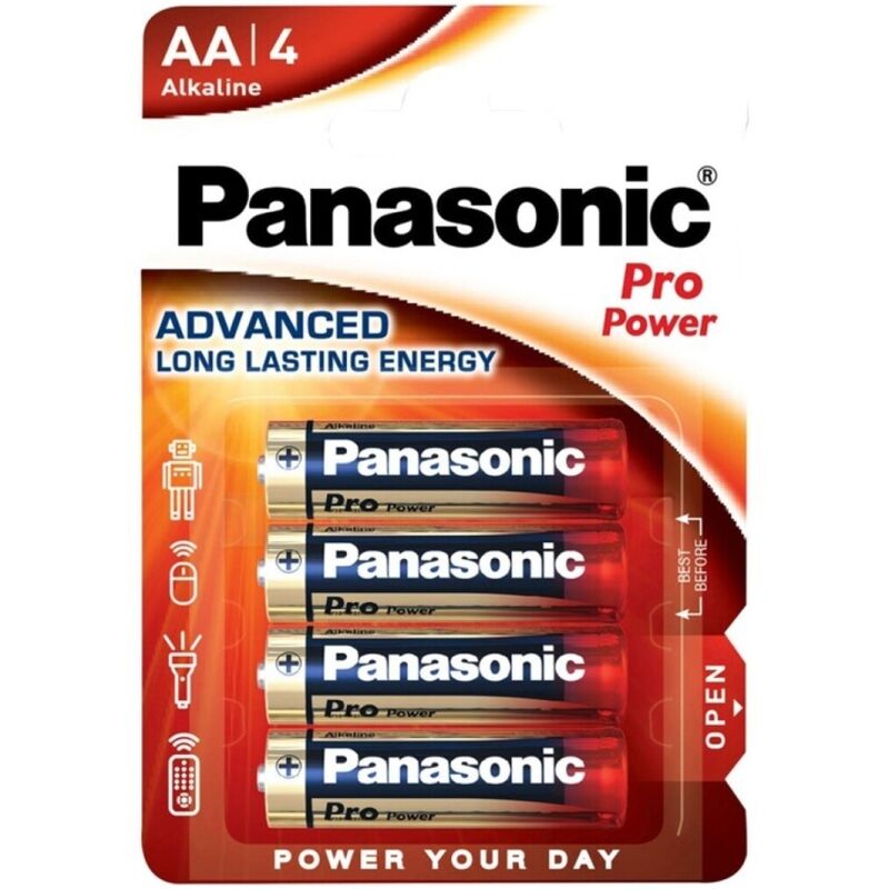 PANASONIC – PRO POWER PILA ALCALINA AA LR6 BLISTER*4