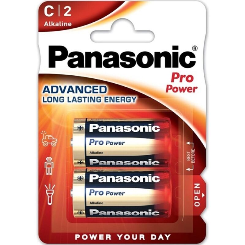 PANASONIC – PRO POWER PILA ALCALINA C LR14 BLISTER*2
