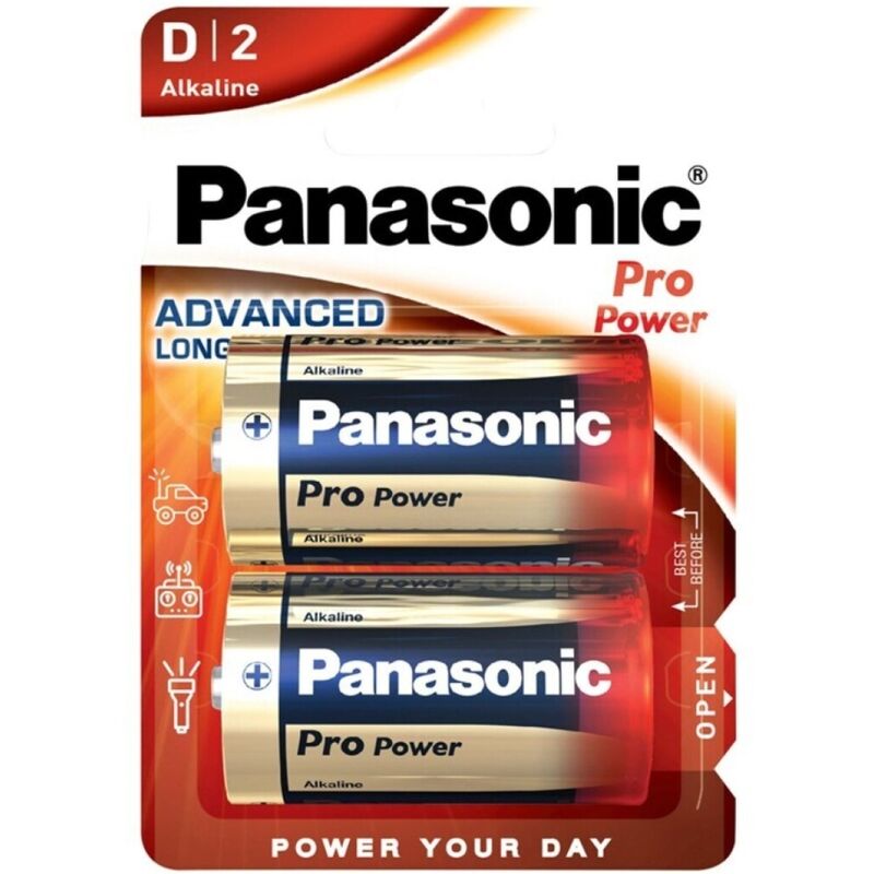 PANASONIC – PRO POWER PILA ALCALINA D LR20 BLISTER*2