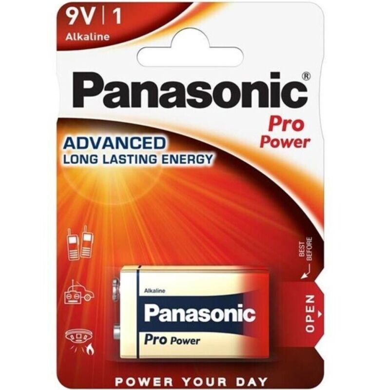 PANASONIC – PRO POWER PILA ALCALINA 9V LR61 BLISTER*1